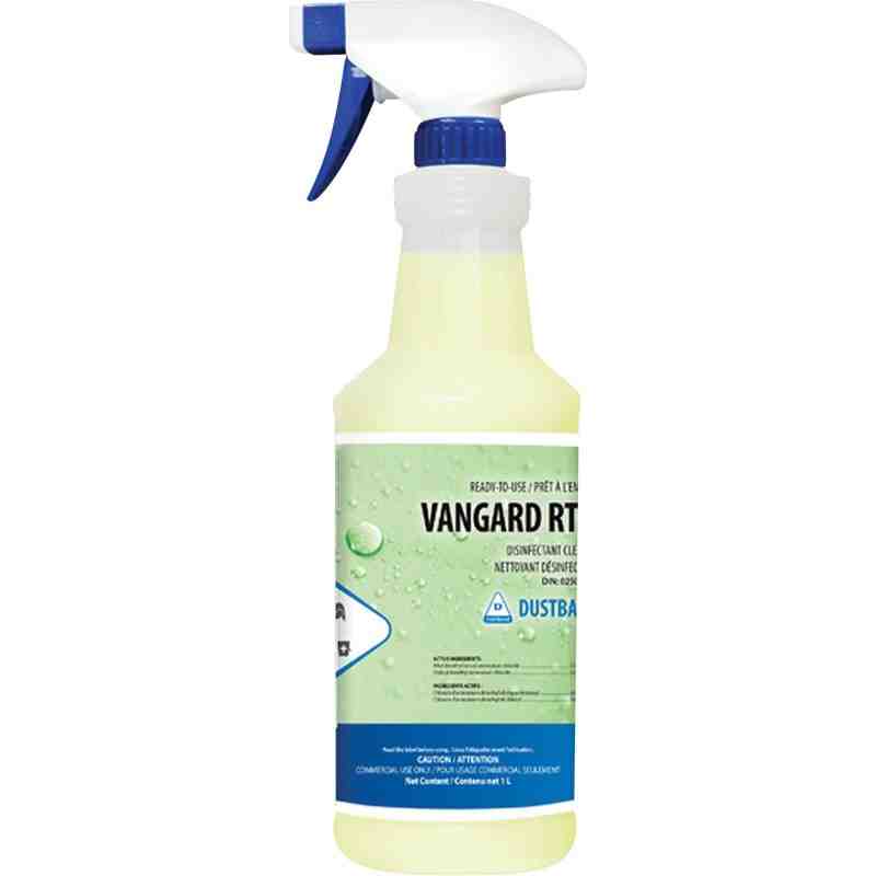 DUSTBANE  Vangard Ready-to-Use Disinfectant Container Size: 1 L Container Type: Trigger Bottle Scent: Lemon DIN: 2504731 - 1