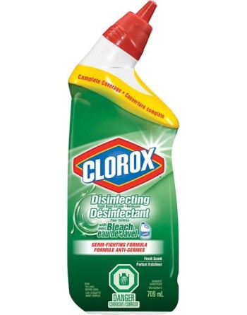 CLOROX 01007 Toilet Bowl Cleaner, Manual, Case of 12x709ml - [DefendUse.com] - 01007 - Clorox® Cleaning Product