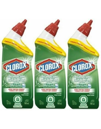 CLOROX 01007 Toilet Bowl Cleaner, Manual, Case of 12x709ml - [DefendUse.com] - 01007 - Clorox® Cleaning Product