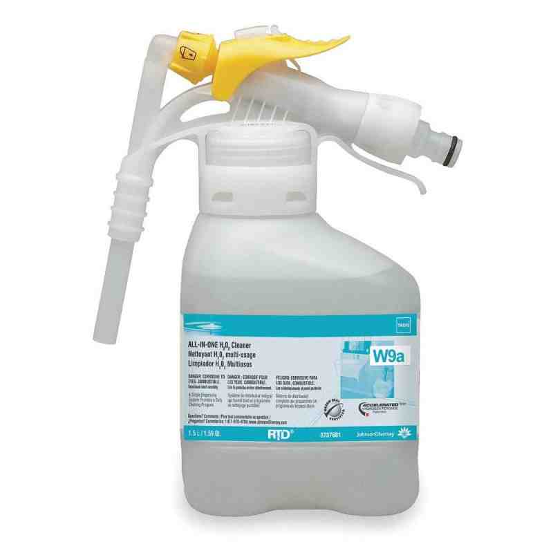 DIVERSEY 3737681 All In One H202 Cleaner, Hydrogen Peroxide, Ready to Dilute, Case of 2/1.5 - [DefendUse.com] - 3737681 - Divers