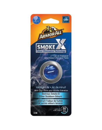 ARMOR ALL  SmokeX™ Vent Clip Oil Air Freshener Type: Vent Clip