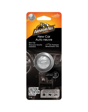 ARMOR ALL  Vent Clip Oil Air Freshener Type: Vent Clip Scent: New Car