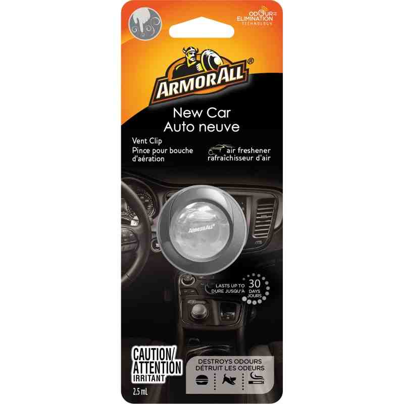 ARMOR ALL  Vent Clip Oil Air Freshener Type: Vent Clip Scent: New Car