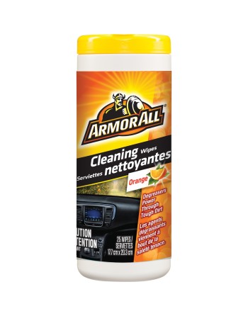 ARMOR ALL  Orange Cleaning Wipes No. of Wipes: 25