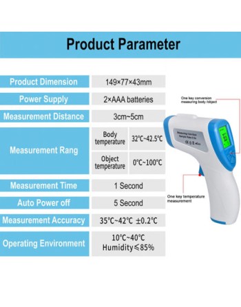 Forehead Thermometer, Infared