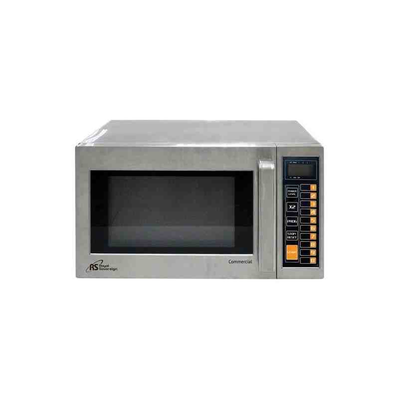 Commercial Microwave, 0.9 cu. ft., 1000 W, Silver/Stainless Steel - [Cleaning Supplies Canada Discounts] - RCMW1000-25SS - [Defe