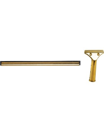 Window Squeegee with Handle 12"

 Brass

 - [Cleaning Supplies Canada Discounts] - JN007-KIT - [DefendUse.com]