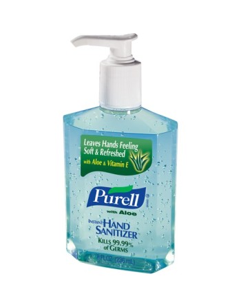 PURELL  Hand Sanitizer with Aloe, 236 ml, Pump Bottle, 70% Alcohol - [Cleaning Supplies Canada Discounts] - 9674-12-CAN00 - [Def