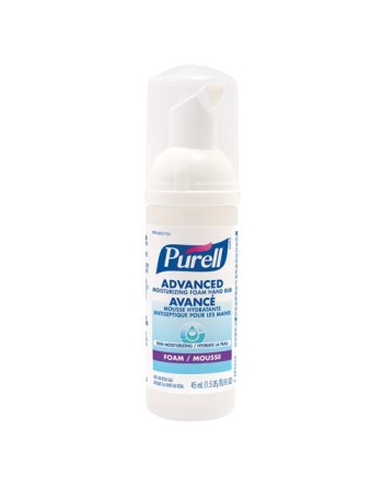 PURELL  Advanced Moisturizing Foam Hand Rub, 45 ml, Pump Bottle, 70% Alcohol, Case of 24 - [Cleaning Supplies Canada Discounts] 