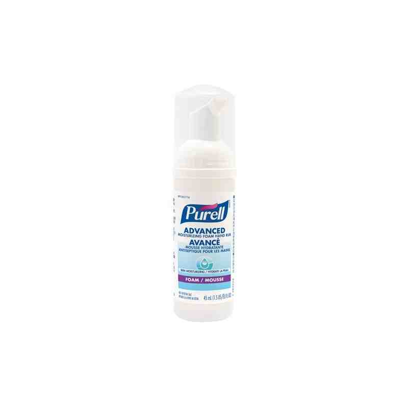 PURELL  Advanced Moisturizing Foam Hand Rub, 45 ml, Pump Bottle, 70% Alcohol, Case of 24 - [Cleaning Supplies Canada Discounts] 