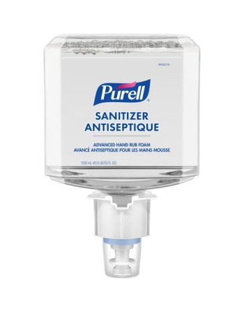 PURELL 5051-02-CAN00 ES4 Advanced Foam Hand Sanitizer, 1200 ml, Cartridge Refill, 70% Alcohol Fragrance: Unscented,  2 Refills -