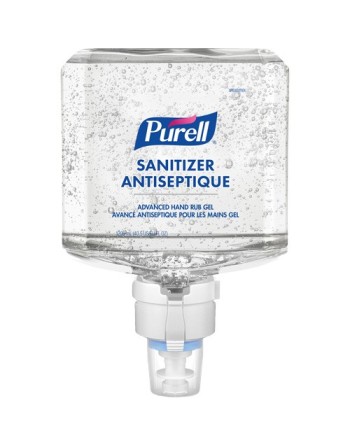 PURELL 7760-02-CAN00 ES8 Advanced Hand Sanitizer Gel, 1200 ml, Cartridge Refill, 70% Alcohol, Case of 2 - [DefendUse.com] - 7760