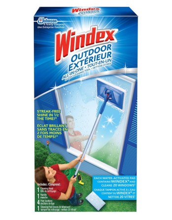 Windex Outdoor Retail - All In One Glass Tool - 6/1