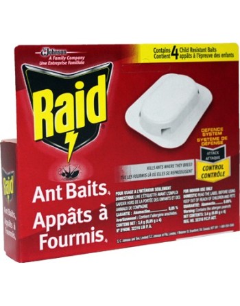 Raid 62300718938 Ant Baits 4 - 12/4ct - [DefendUse.com] - 62300718938 - Raid Max® Home Insect Killer
