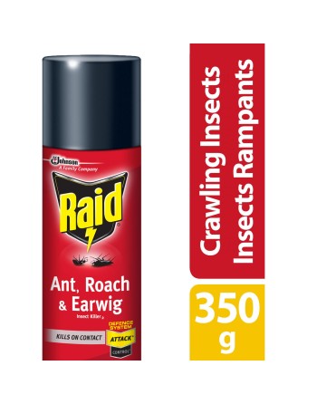 Raid 62300017253 Ant Roach & Earwig Insect Killer 2 - 12/350g - [DefendUse.com] - 62300017253 - Raid Max® Home Insect Killer
