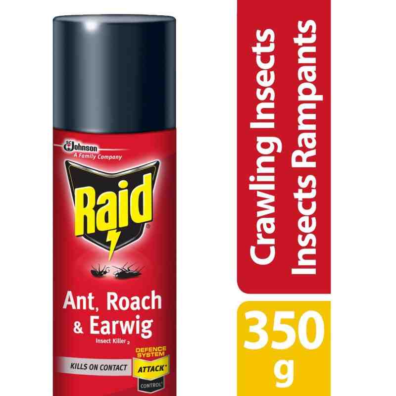 Raid 62300017253 Ant Roach & Earwig Insect Killer 2 - 12/350g - [DefendUse.com] - 62300017253 - Raid Max® Home Insect Killer
