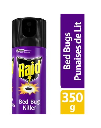 Raid 62300718167 Bed Bug Killer - 12/350g - [DefendUse.com] - 62300718167 - Raid Max® Home Insect Killer
