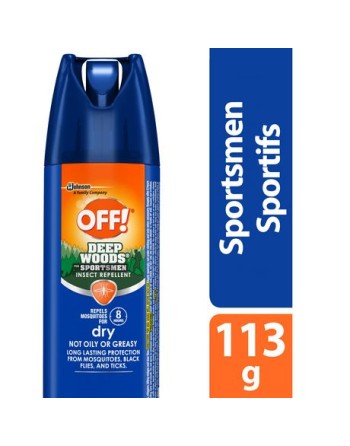 Insect OFF! Deep Woods -Sportsmen Repellent Dry-12/113g