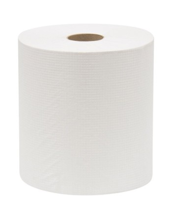 SUNSET HWT800W Everest Pro® Paper Towel Rolls, 1 Ply, Standard, 800' L Colour: White Roll Width: 7.85" Case of 6 - [DefendUse.co