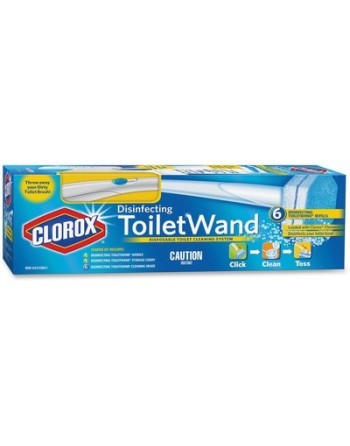 Clorox Toilet Wand with Caddy - 6 - 1