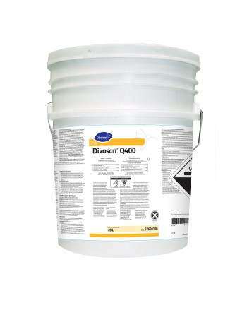 Divosan Q400 Sanitizer Quaternary Concentrate - 1x20L - [DefendUse.com] - 57669100 - Diversey Holdings Cleaners