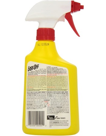 EASY-OFF® 62200-00404 Heavy Duty, Oven Cleaner, Lemon, Trigger, 475 ml, Case of 12/475ml[CB004049] - [DefendUse.com] - 62200-004