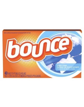 Bounce - Sheet Fabric Softener Fresh Linen, Case of 12/40ct
