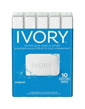 IVORY 56100-30467 Bar Soap Original, 3.1 OZ Bars, 5.12" x 2.2" x 6.3", 120/Case - [DefendUse.com] - 56100-30467 - P&G Profession