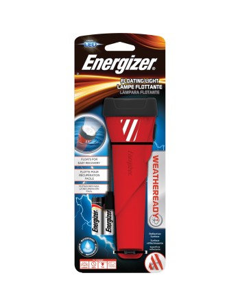 ENERGIZER  Weatheready® Floating Flashlight, LED, 55 Lumens, AA Batteries - 1