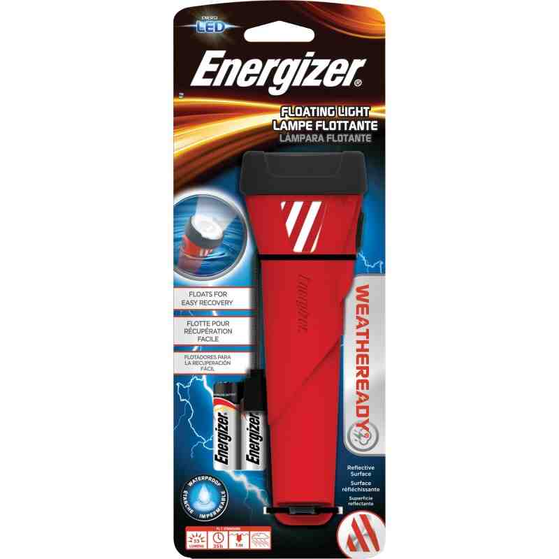 ENERGIZER  Weatheready® Floating Flashlight, LED, 55 Lumens, AA Batteries - 1