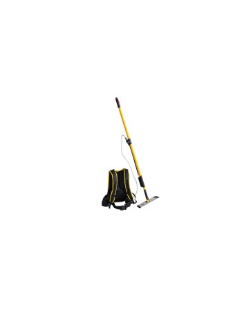 RUBBERMAID FGQ97900YL00 Flow™ Microfiber Flat Mop Finish Kit Frame Length: 18" Colour: Yellow Capacity: 1-1/2 gal. - [DefendUse.