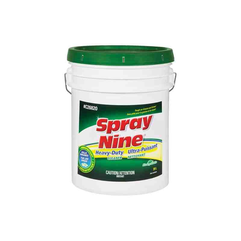 SPRAY NINE C26820 Heavy-Duty Cleaner, Pail, 20 L - [DefendUse.com] - C26820 - Spray Nine®