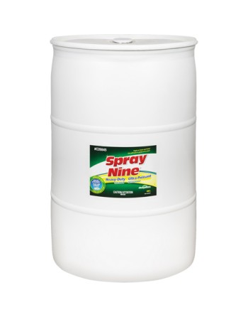 Spray Nine® Heavy-Duty Cleaner, Degreaser, Disinfectant, Drum, 208 L - [DefendUse.com] - C26845 - Spray Nine®