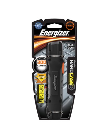 Hard Case® Task Flashlight, LED, 300 Lumens, AA Batteries Each