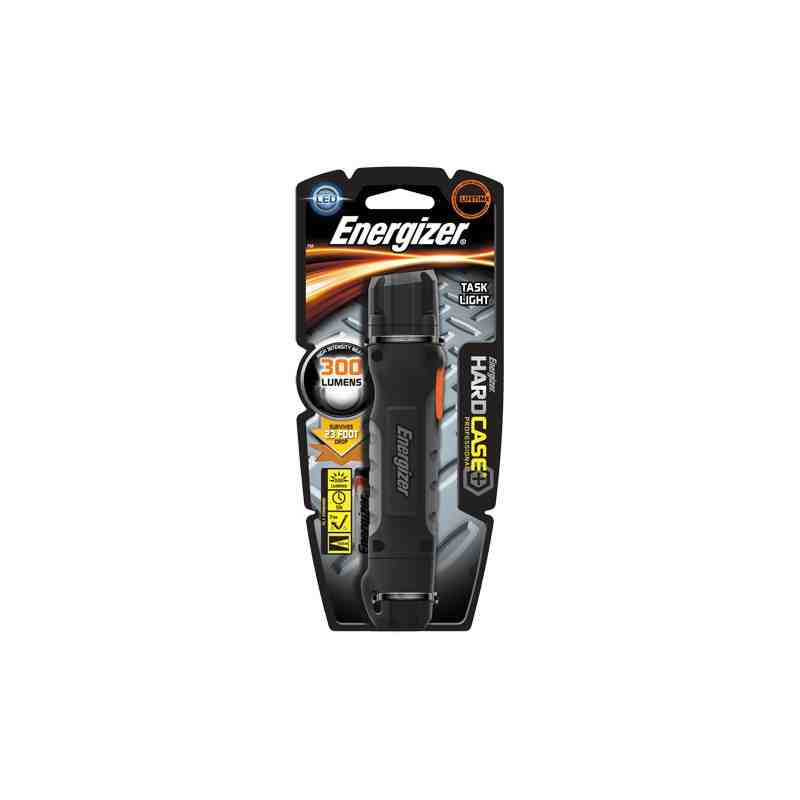 Hard Case® Task Flashlight, LED, 300 Lumens, AA Batteries Each