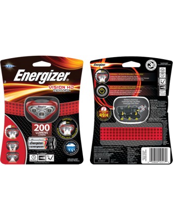 Vision Headlight, LED, 200 Lumens, 8.5 Hrs. Run Time, AAA Batteries