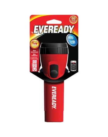 Eveready® General Purpose Flashlight, LED, 25 Lumens, D Batteries Each