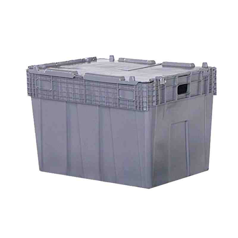 Flipak® Polyethylene Plastic (PE) Distribution Containers, 30" x 22" x 20.5", Grey