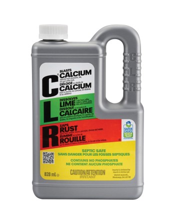 CLR® Calcium, Lime & Rust Remover, Bottle, 828 ml Container Size: 828 ml - [DefendUse.com] - CL-12 - CLR®