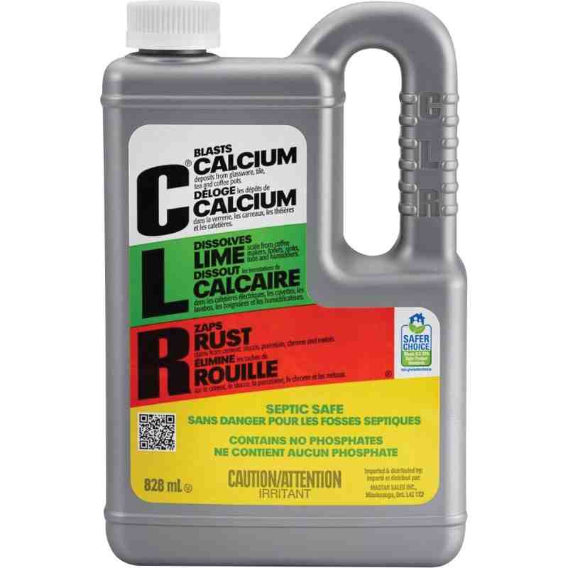 CLR® Calcium, Lime & Rust Remover, Bottle, 828 ml Container Size: 828 ml - [DefendUse.com] - CL-12 - CLR®