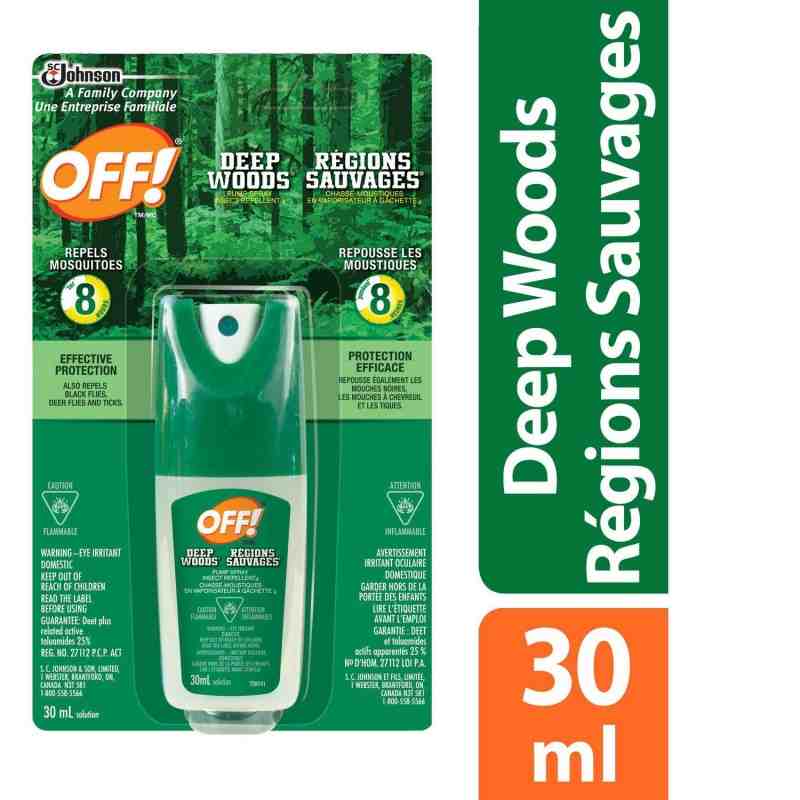 Insect OFF! Deep Woods-Pump Spray 4 Repellent, Case of 12/30ml - 1