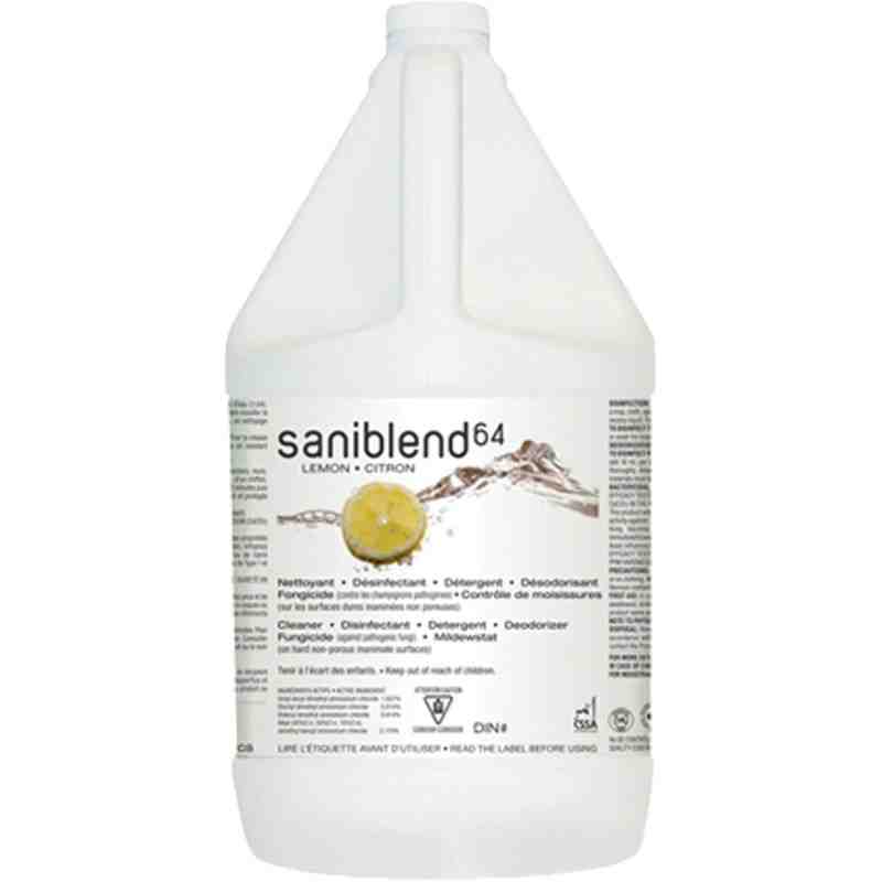 SAFEBLEND  SaniBlend™ 64 Disinfectant Cleaner, Jug, 4 L Fragrance: Lemon DIN: 02344912 - 1