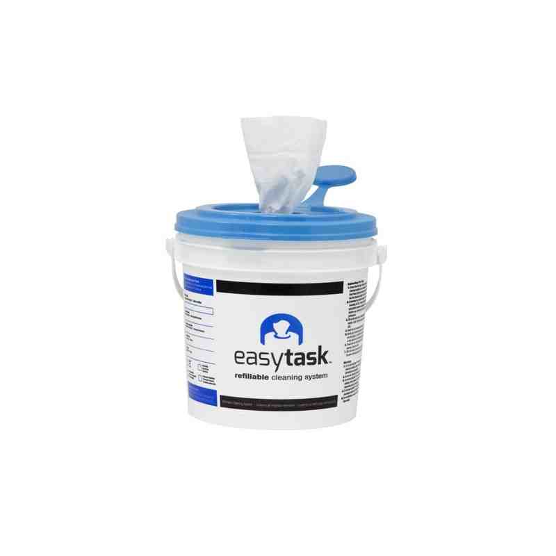 Easy Task ET-H Bucket - Hydrospun Dry Wipes, Case of 6/60ct - 1