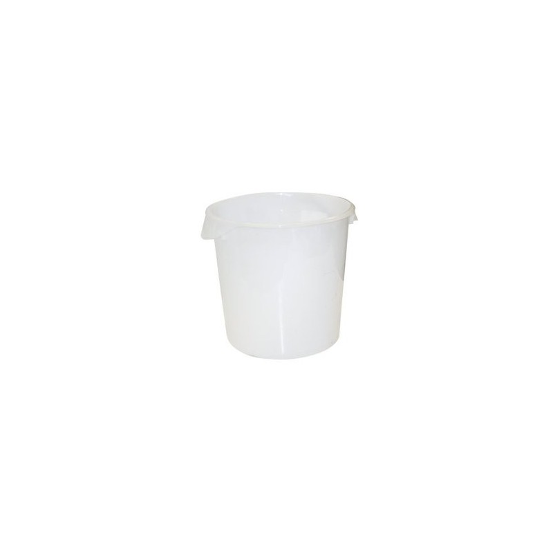 Rubbermaid Commercial Round Storage Container, 18-Quart Capacity (FG572700WHT) - [DefendUse.com] - FG572700WHT - Food Storage