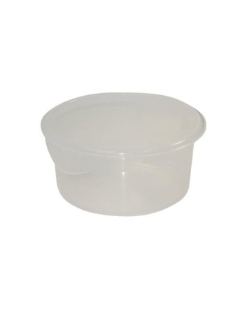 Rubbermaid FG572024CLR 2 Qt. Translucent Round Food Storage Container - [DefendUse.com] - FG572024CLR - Food Storage