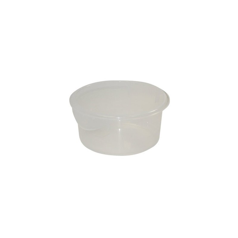 Rubbermaid FG572024CLR 2 Qt. Translucent Round Food Storage Container - [DefendUse.com] - FG572024CLR - Food Storage