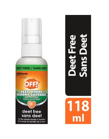 Insect OFF! Deep Woods Repellent 9-Deet Free, Case of 10/118ml - 1