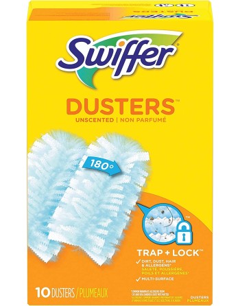 Swiffer Duster - 180 Original Refill Dusters Unscented, Case of 4/10ct - [Cleaning Supplies Canada Discounts] - 37000-41767 - [D