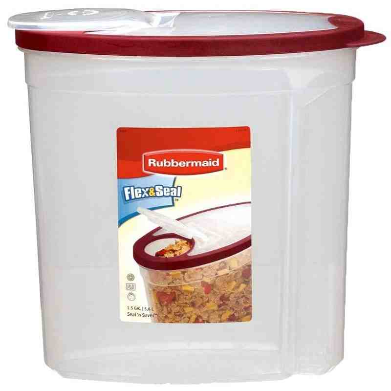 Rubbermaid Housewares, Flex&Seal Cereal Keeper 5.6L , Case of 4 - [Cleaning Supplies Canada Discounts] - 1777195 - [DefendUse.co