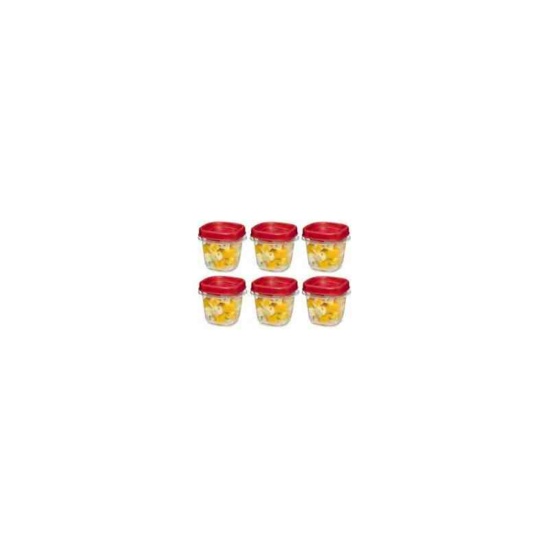 Rubbermaid Housewares, 2 cup 473mL Square Lock-its, Case of 8 - [Cleaning Supplies Canada Discounts] - 1778066 - [DefendUse.com]